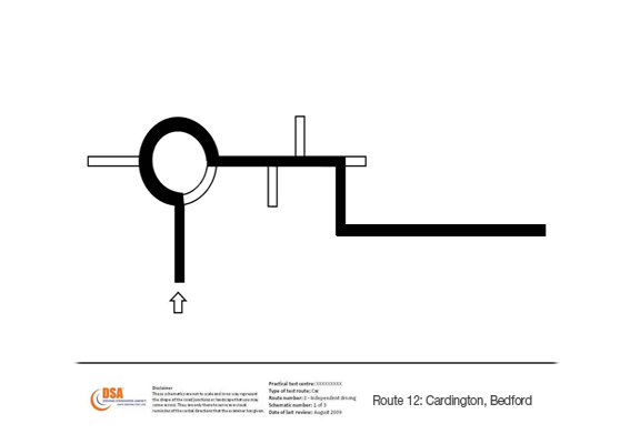 test route Bedford